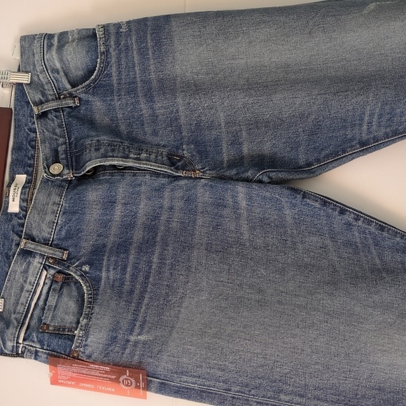 Moussy Vintage MV Saint Charles Remake Flare in blue made in Japan denim size 32 - Picture 10 of 16